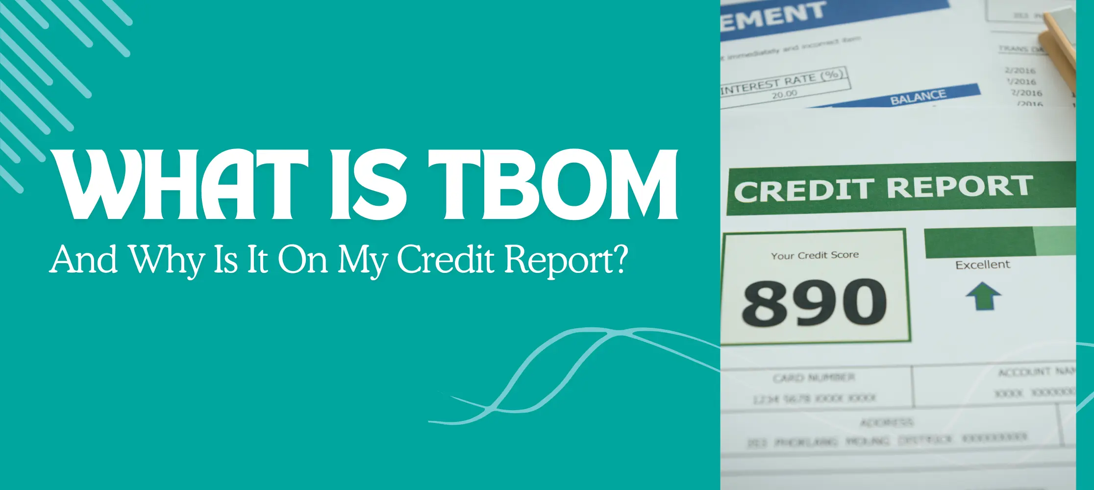 What Is TBOM, And Why Is It On My Credit Report?